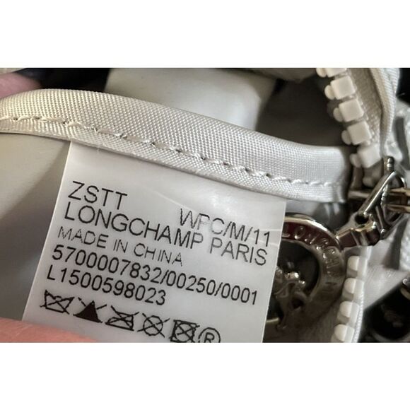 New Longchamp Le Pliage XS Crossbody Bag Silver  AUTHENTIC New without tag - Picture 6 of 6